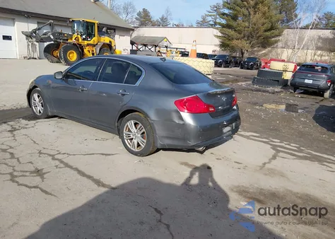2010 Infiniti G37X z USA, uszkodzony, nr VIN JN1CV6ELXAM150473